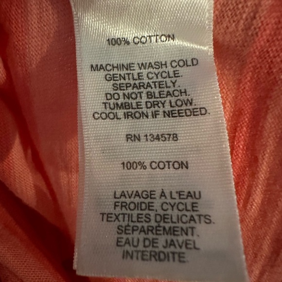 Vineyard Vines pink/white dress size M - Picture 7 of 7